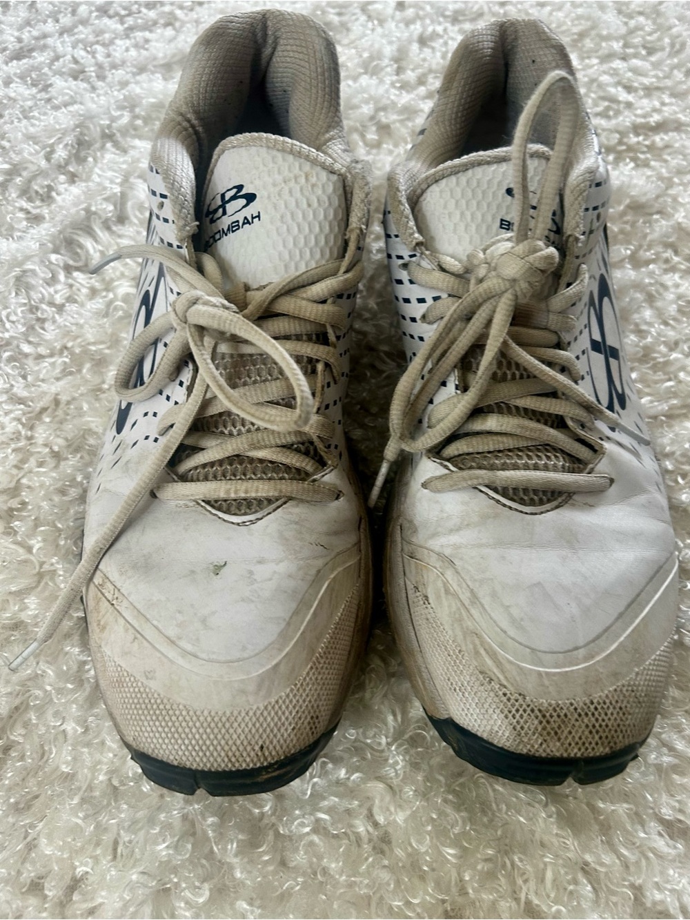 Unbranded Men’s White and Tan Athletic Trainers